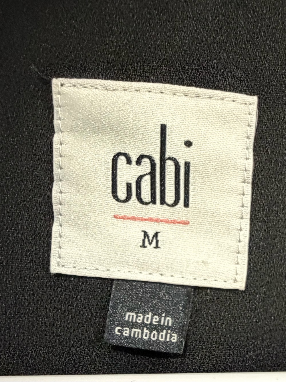 CAbi Black Sleeveless Zip-Front Cargo Jumpsuit - Picture 6 of 8